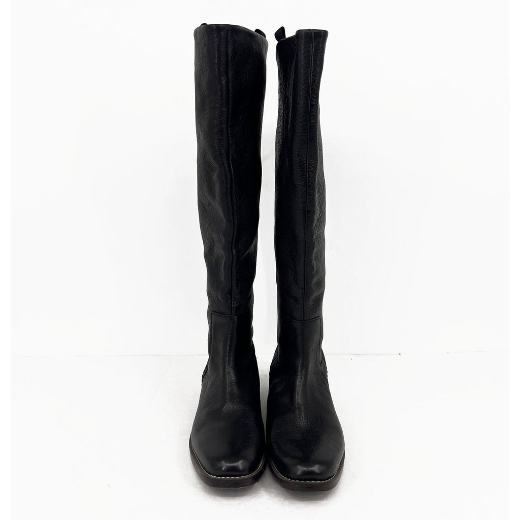 Franco Sarto Womens Meyer Knee High Riding Boots Size 8.5 EU 38.5 Black NWOB