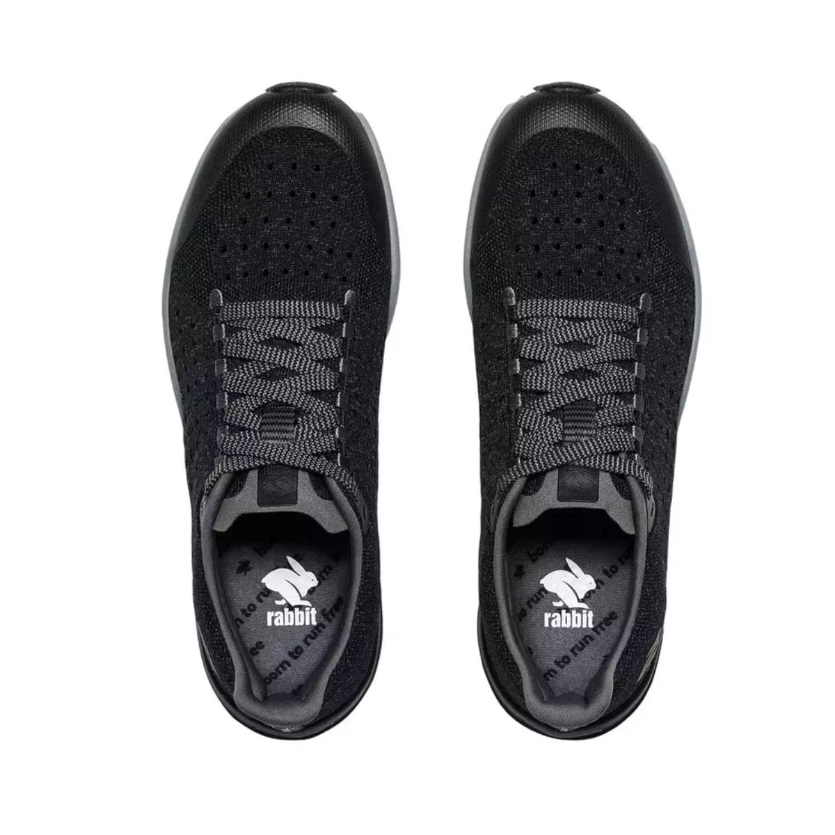 Rabbit Womens Dream Chaser Running Shoes Size 9 EU 40 Black Athletic NIB