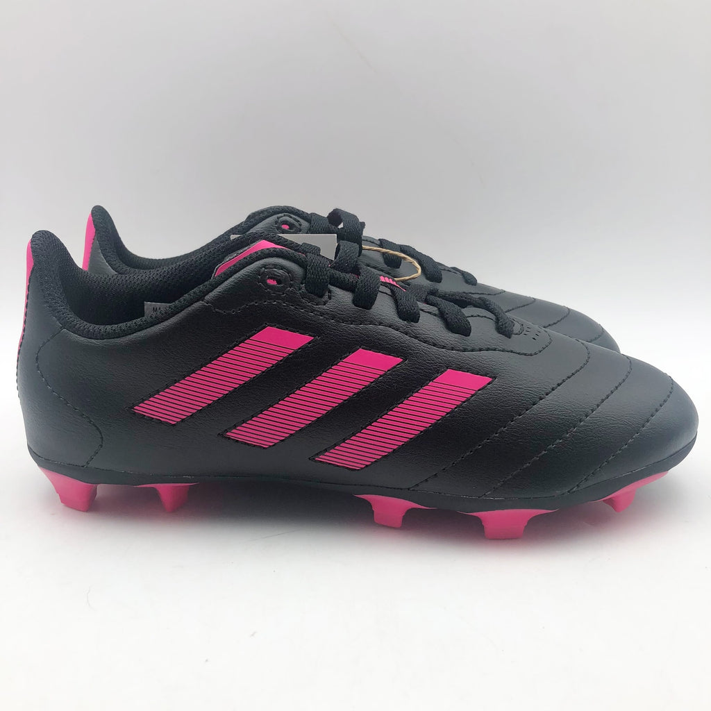 Adidas Big Kids Goletto VIII Firm Ground Soccer Cleats Size 6 Black Pink NWOB