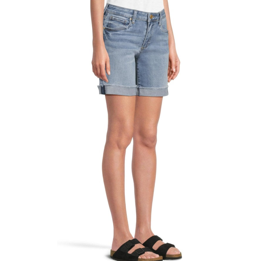 KUT FROM THE KLOTH Women's Catherine Boyfriend Denim Shorts Size 10 Blue NWT