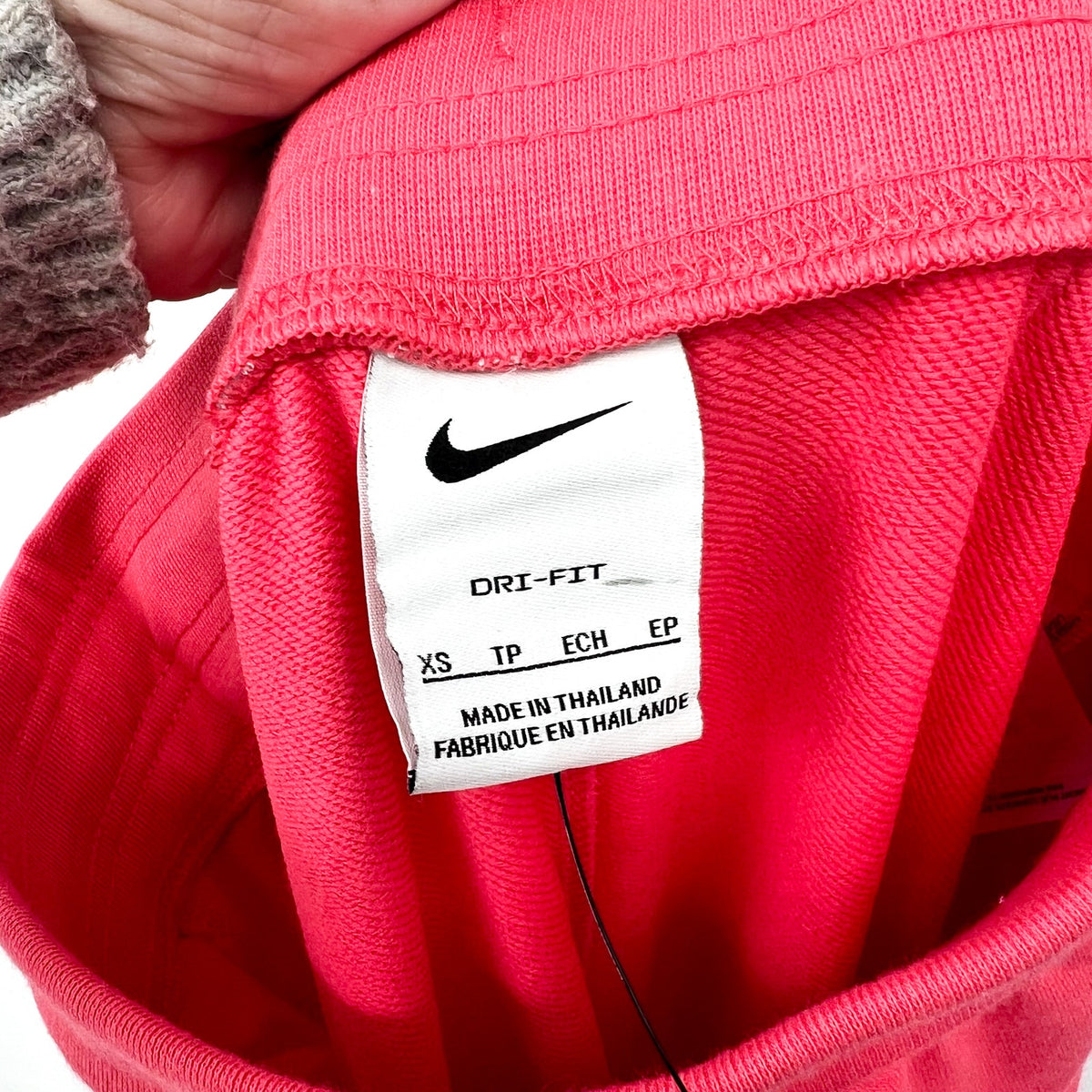 NIKE Women's Dri Fit 7/8 Joggers XS Aster Pink High-Waisted French Terry NWT