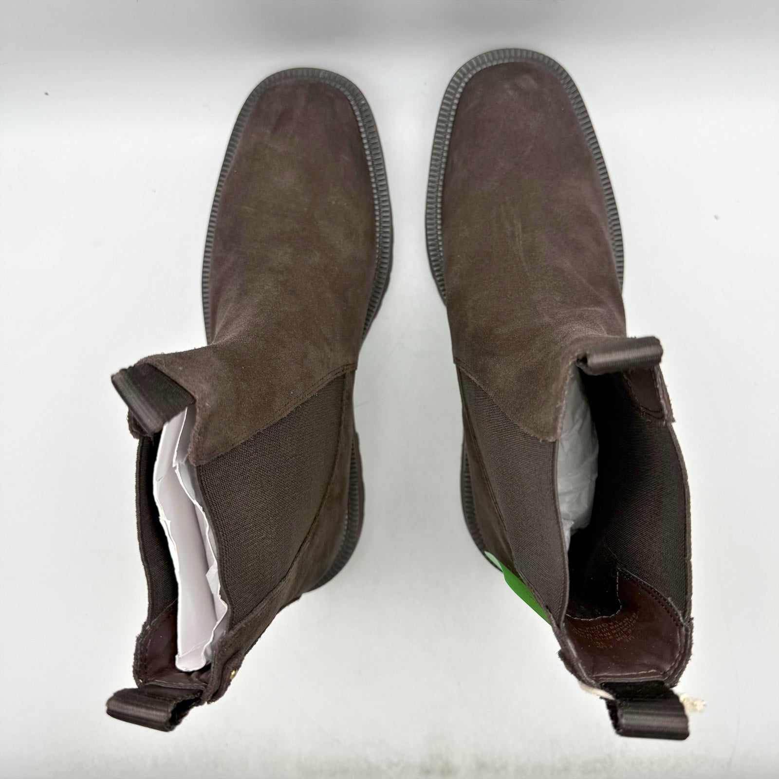 Sam Edelman Womens Laguna Ankle Chelsea Boot US 8.5 Brown Suede Waterproof NWOB