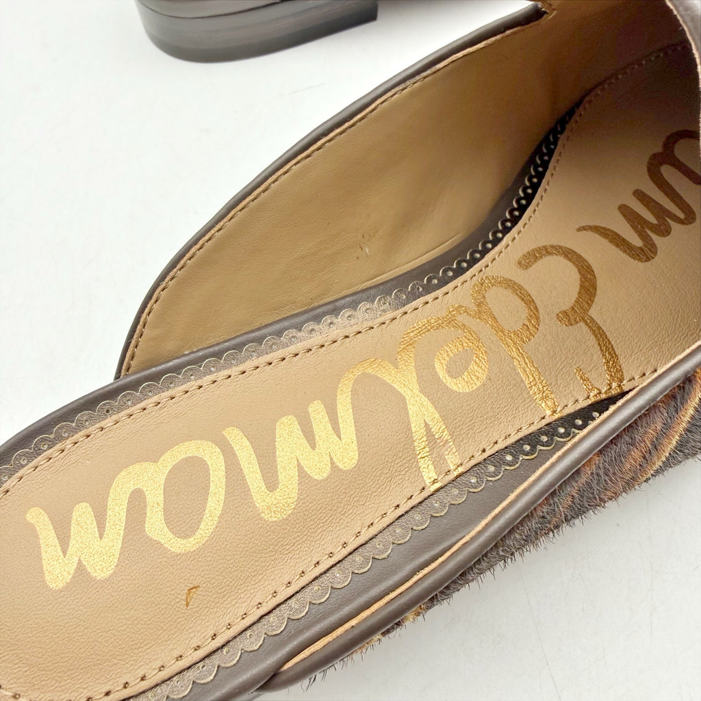Sam Edelman Womens Linnie Bit Mule Size 7 M Brown Multcolor Calf Leather NIB