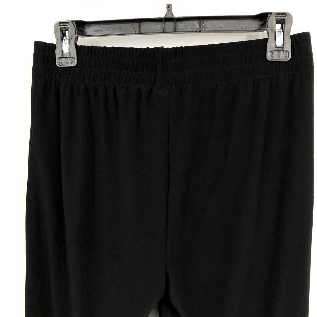 NORMA KAMALI Women's Boyfriend Puff Jogger Pants XS Black Elastic Waistband NWT