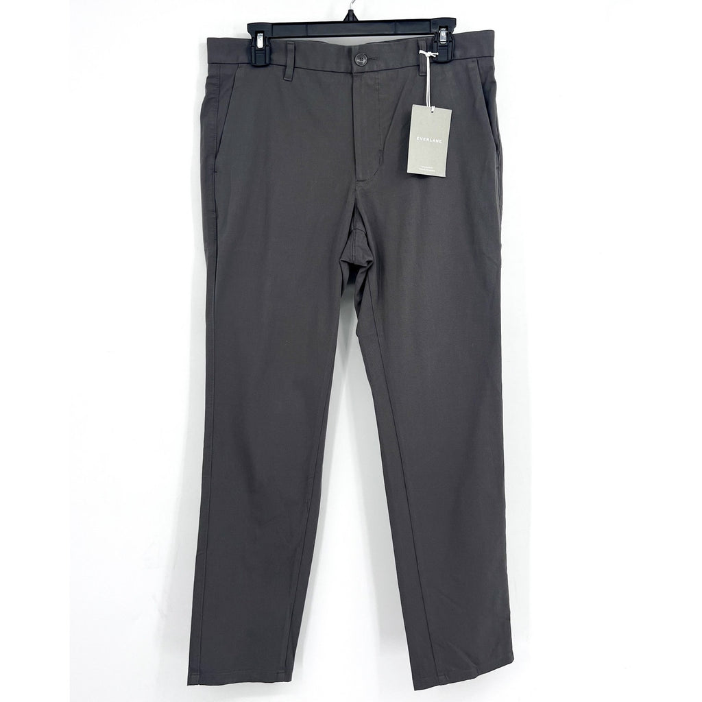 EVERLANE Men's The Performance Chino Pants 31x32 Slate Grey Uniform NWT