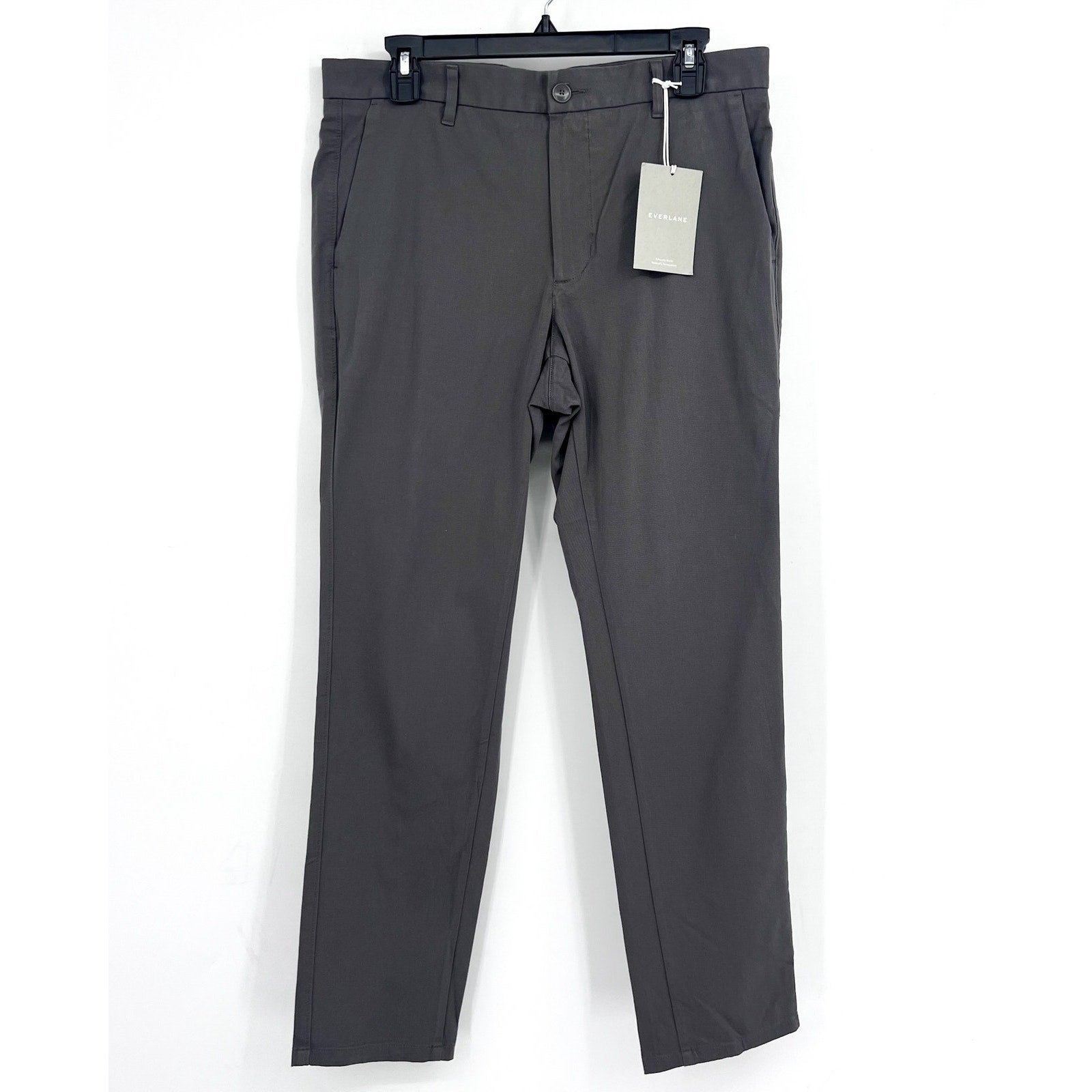 EVERLANE Men's The Performance Chino Pants 31x32 Slate Grey Uniform NWT