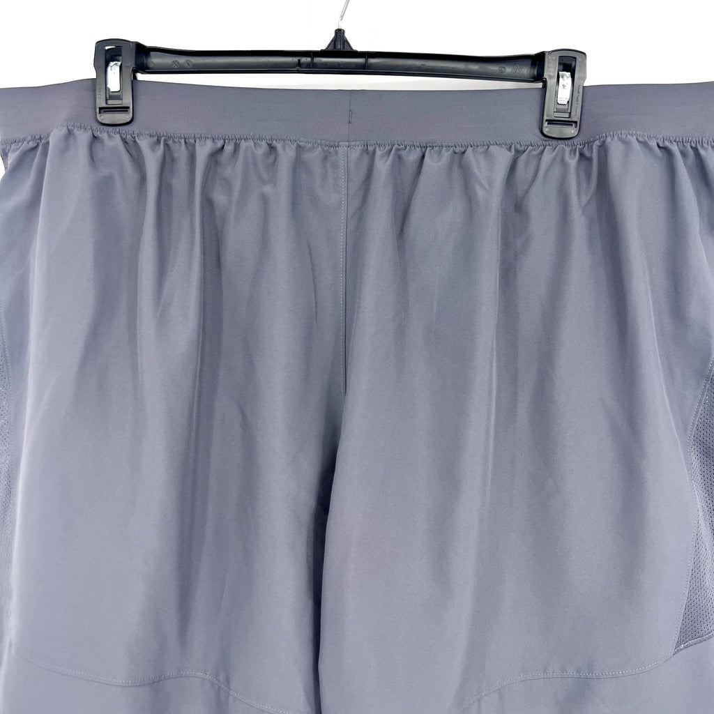 UNDER ARMOUR Men's UA Launch 2-in-1 Athletic Shorts 3XL Gray 7" Inseam NWT
