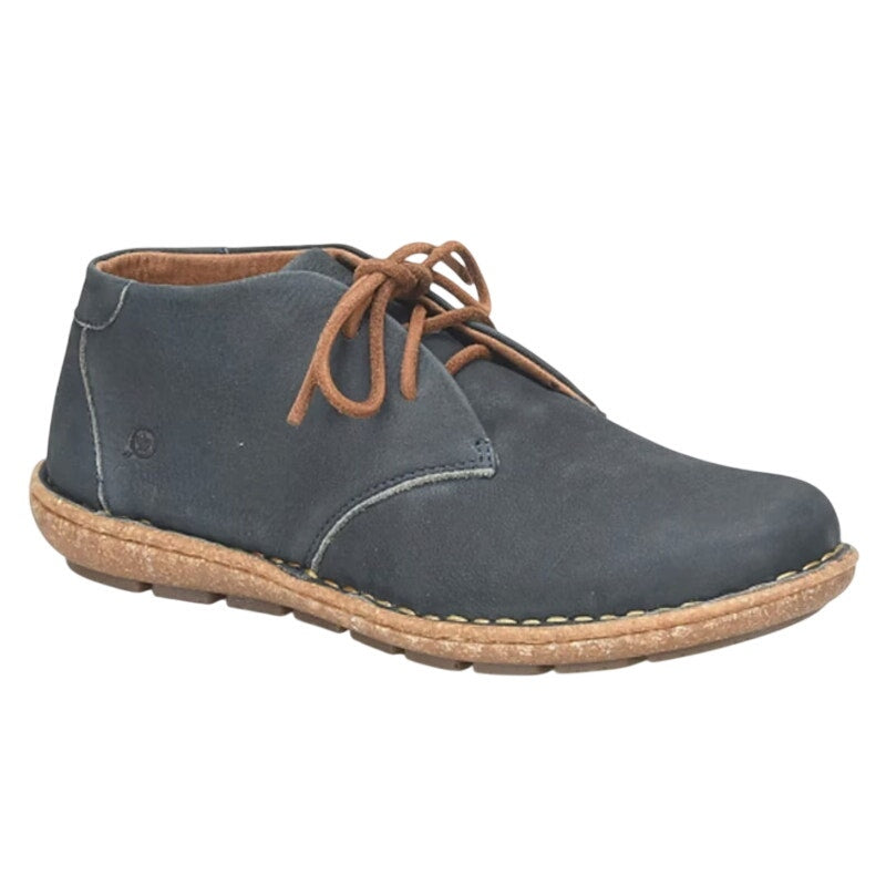 Born Womens Nuala ll Chukka Ankle Booties US 7 Navy Blue Nubuck NWOB
