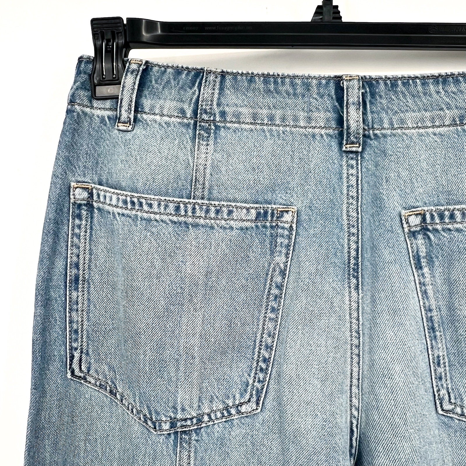 Madewell Women's Wide Sweep Trouser Jeans Size 28 US 6 Blue Robertson NV377 NWT
