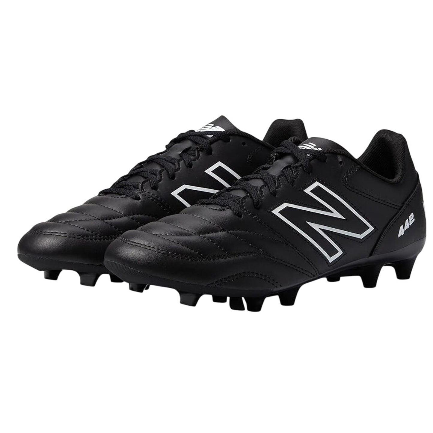New Balance Boys 442 V2 Academy FG Soccer Cleats US 4 Wide Black Athletic NIB