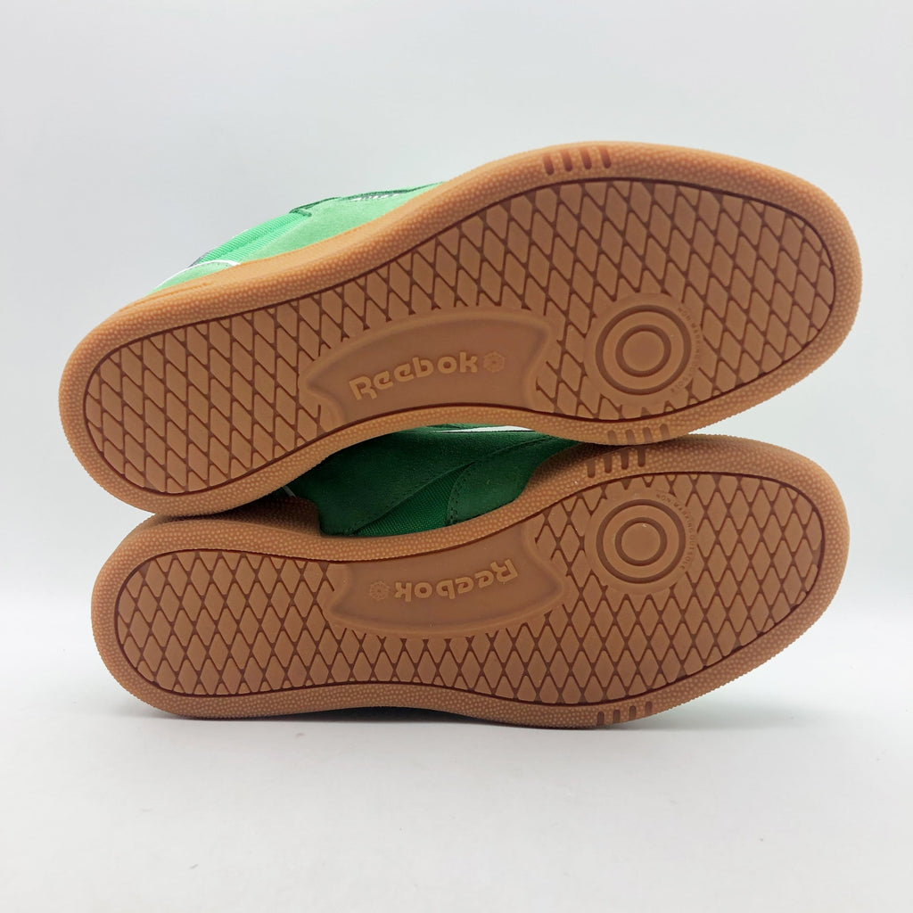 Reebok x Pleasures Club C Bulc Sneakers Mens 10 Women 11.5 Green Suede NIB