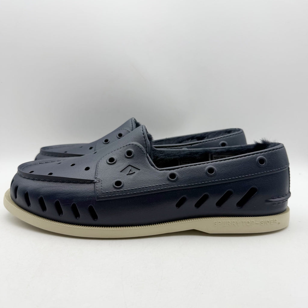 Sperry Mens Original Float Cozy Boat Shoes US 10 EU 43 Navy Blue NWOB