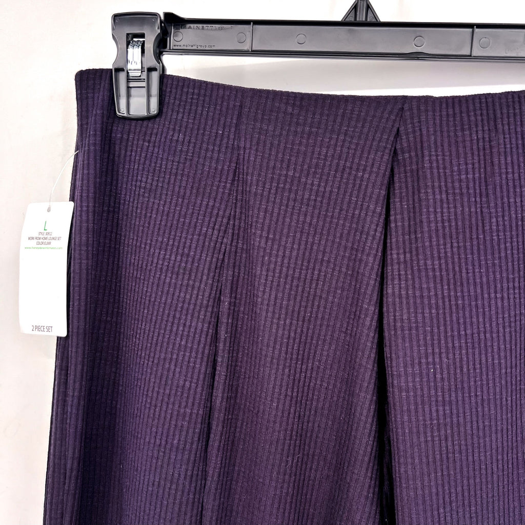 HONEYDEW INTIMATE Women’s Work From Home Lounge Set Large Purple Elixir NWT