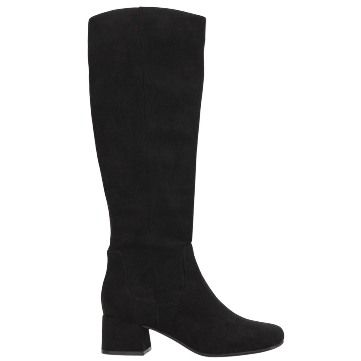Kenneth Cole Reaction Womens Road Tall Boots Size 8 EU 39 Black Faux Suede NWOB