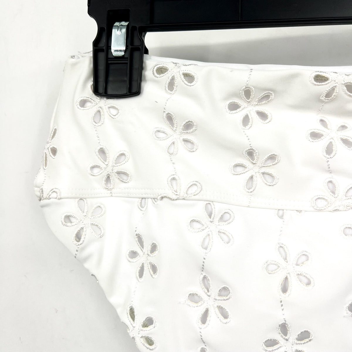 BEACH RIOT Women's Hazel Eyelet Bikini Bottom XS White Magnolia NWT