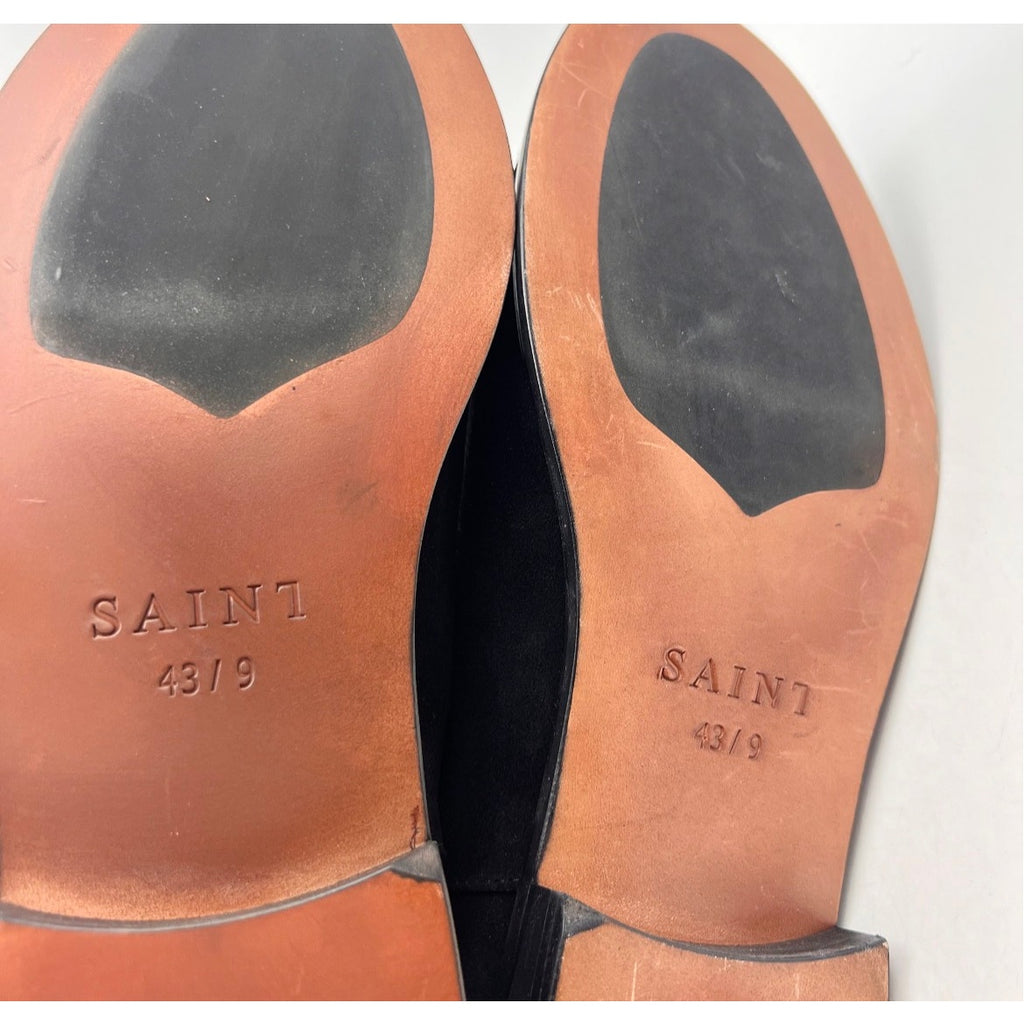 Saint Morta Men's Nomad Chelsea Boots Size 9 EU 43 Black Round Toe NIB