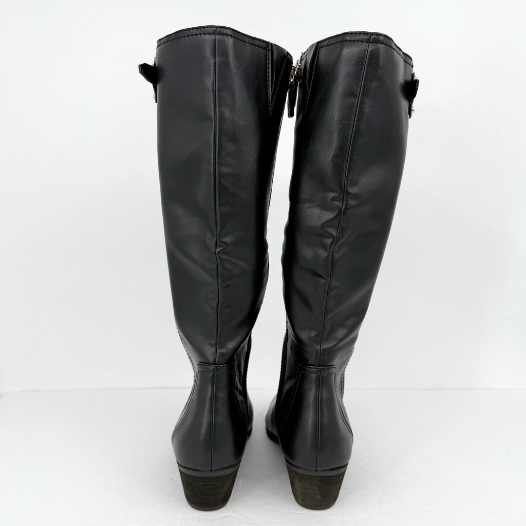 Dr. Scholls Womens Brillaince Knee High Boots US 11 M EU 42 Black NWOB