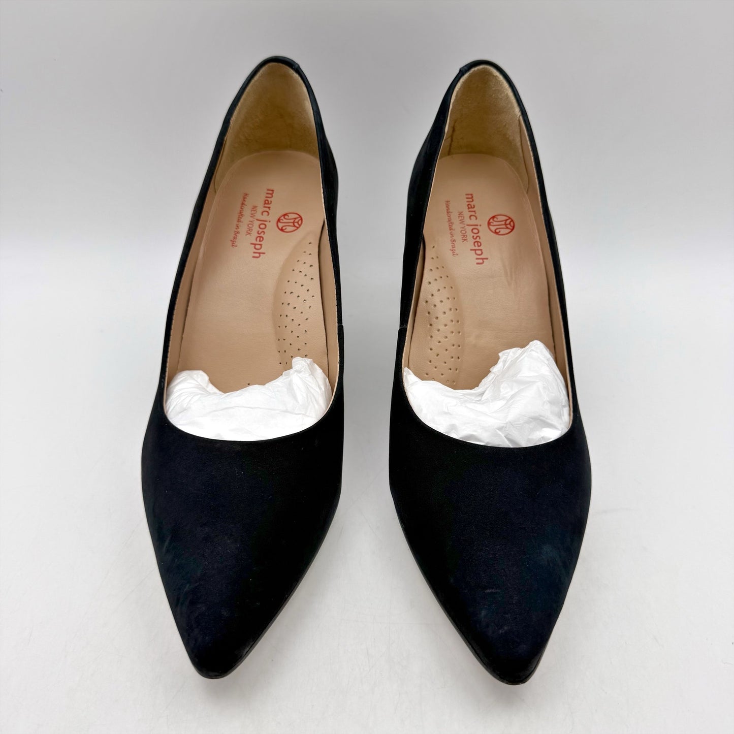 Marc Joseph Womens Trinity PL Pump US 9.5 EU 40.5 Navy Blue Suede NIB