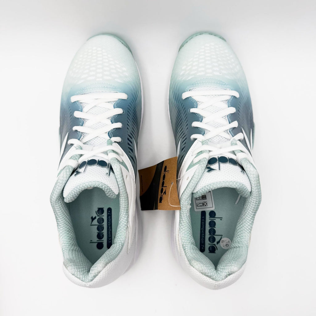 Diadora Womens Speed Competition 7+ AG Tennis Shoes Size 10 EU 41 Blue White NWT