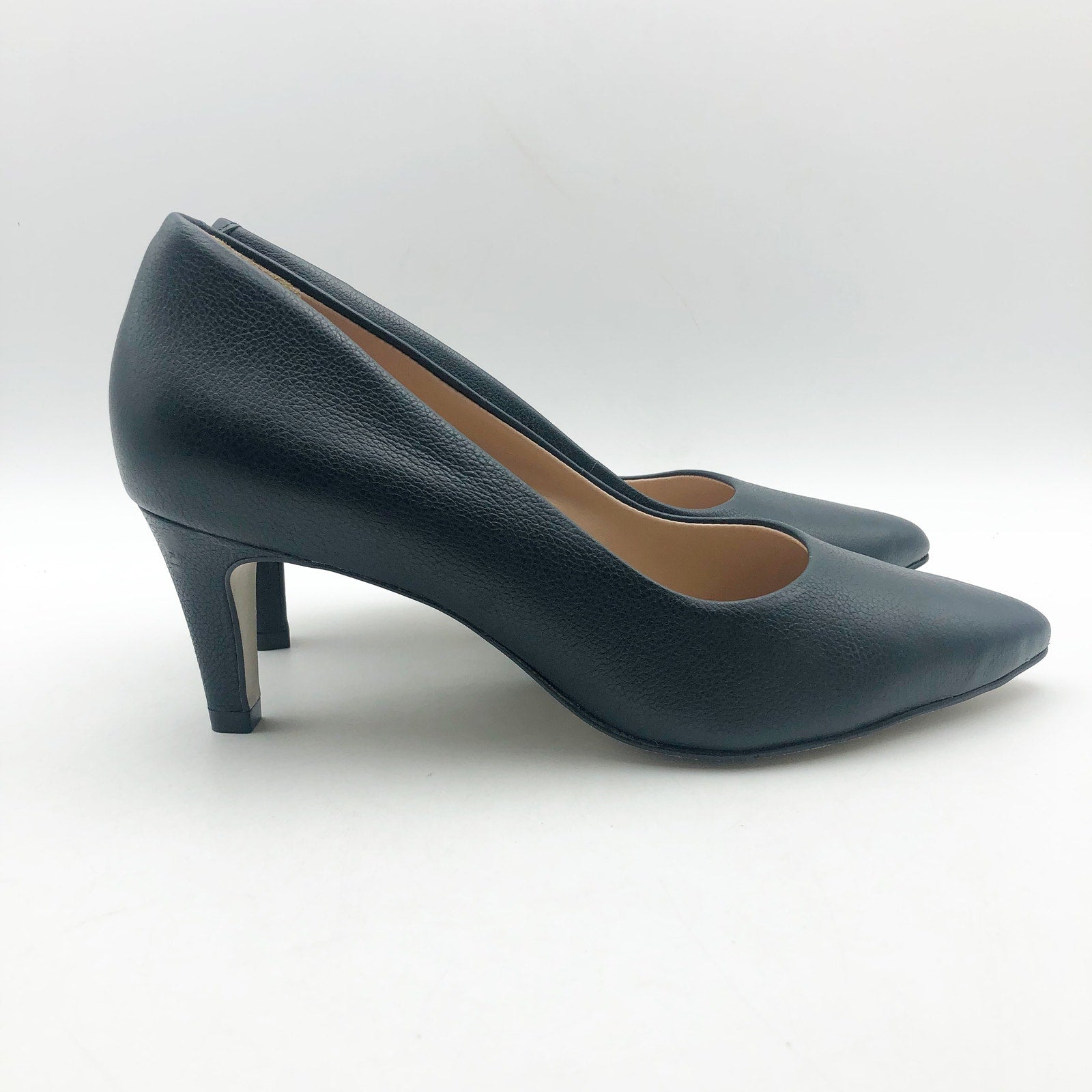 Marc Joseph Womens Trinity PL Pump US 7.5 EU 38.5 Navy Blue Leather NIB