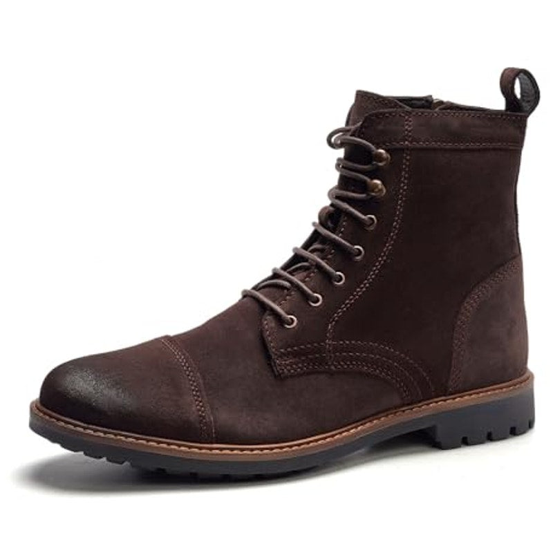 Anthony Veer Mens Wilder Ankle Boots US 12 M EU 45 Brown Suede Cap Toe NIB