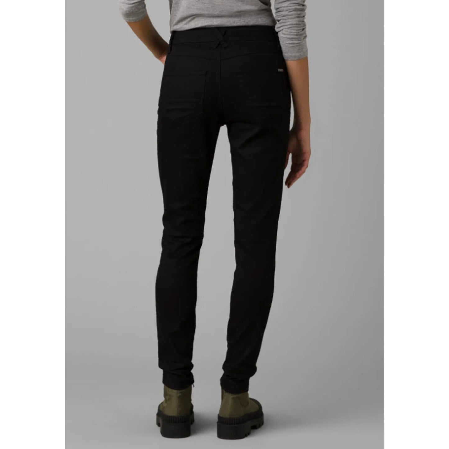 prAna Women's Oday Skinny Jeans Black 2 SHORT