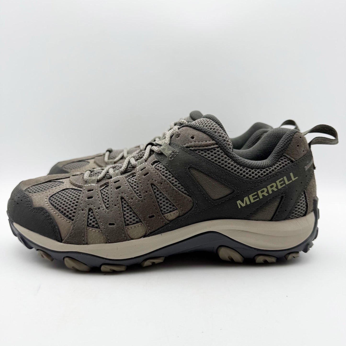 Merrell Mens Accentor 3 Hiking Shoes US 8.5 M Brown Waterproof Suede NIB