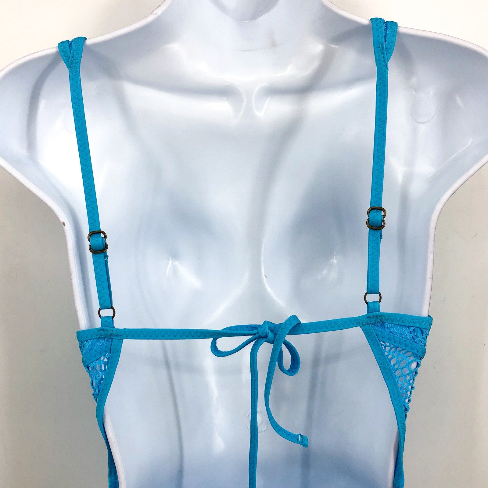 BECCA SWIM Women's Color Play Plunge One Piece Swimsuit XS US 2-4 Blue Seas NWT