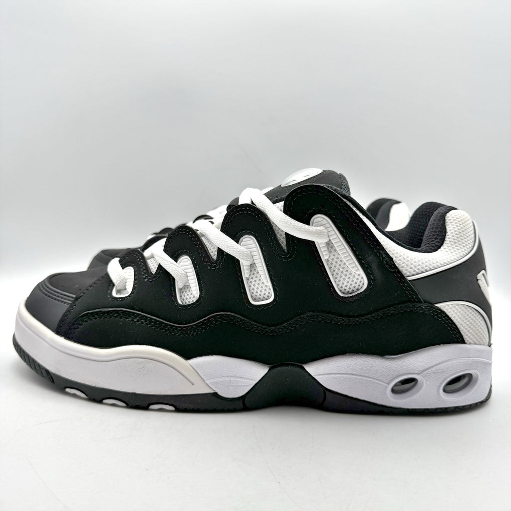 Osiris Mens D3 OG Sneakers US 12 EU 47 Black White EUC