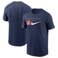 NIKE Mens Houston Astros Swoosh Lockup T-Shirt Small Navy Short Sleeve NWT