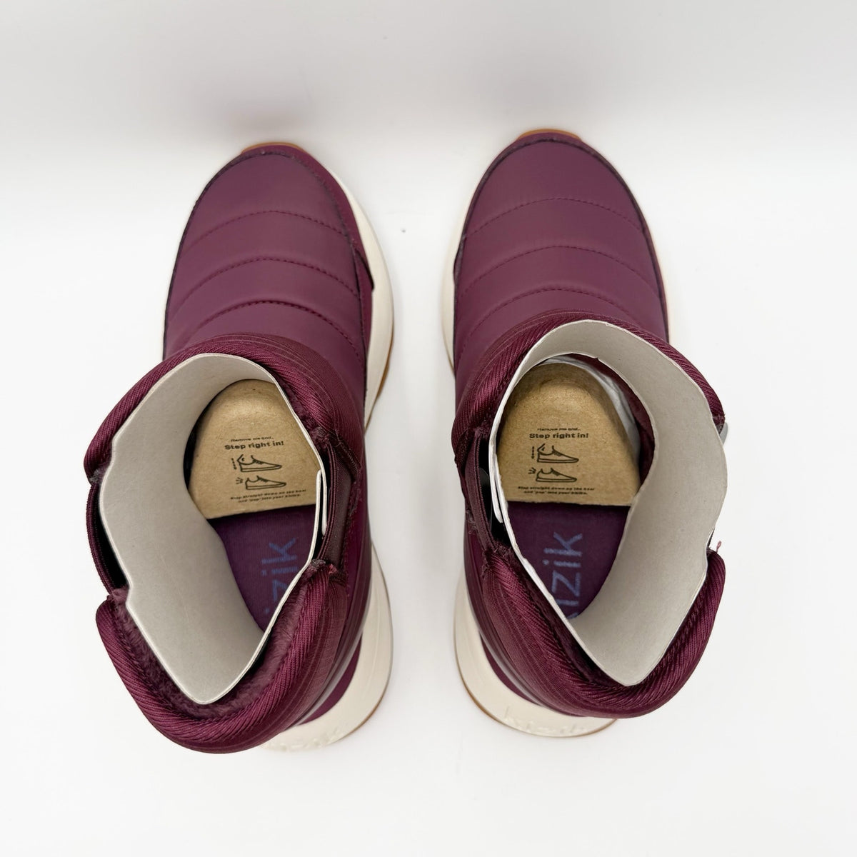 KIZIK Womens Juno 2 Low Hands-Free Winter Boots Size 9 Red Wine Insulated NIB