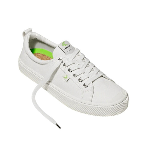 Cariuma Womens OCA Low Sneakers US 7 M EU 38 Off White Canvas NIB