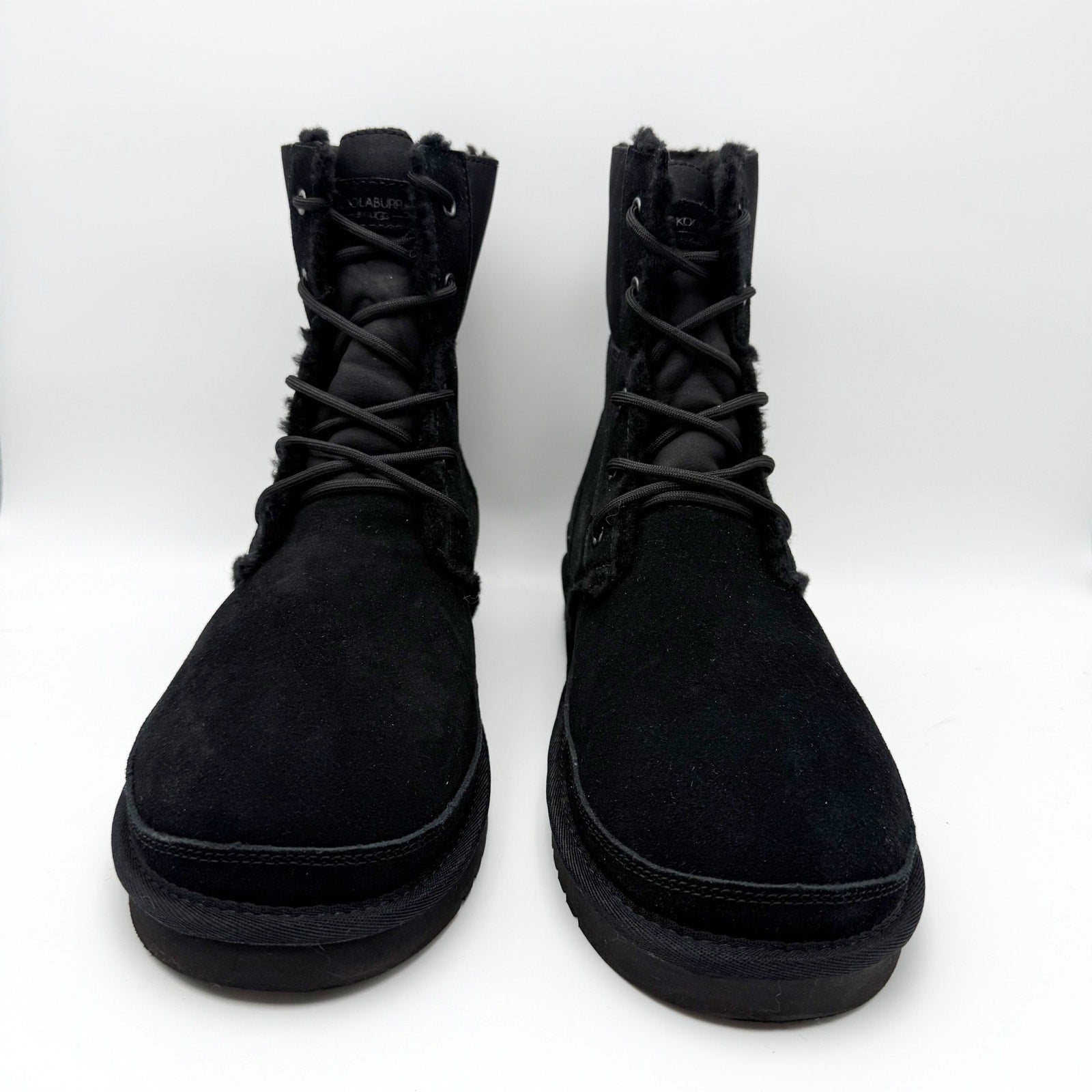 Koolaburra by UGG Womens Advay Tall Boot US 12 EU 43 Black Suede NWOB