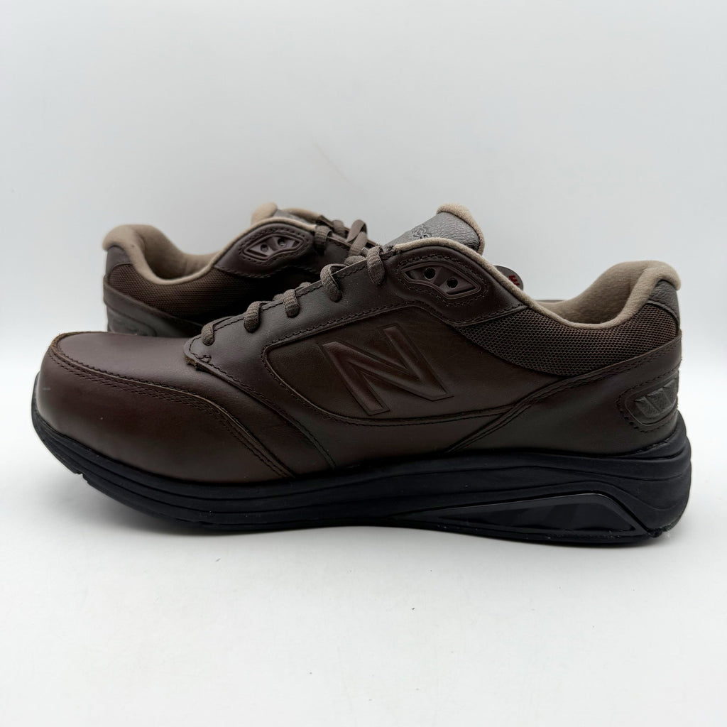 New Balance Mens 928v3 Walking Sneakers US 9 XXWIDE EU 42.5 Brown Leather NIB