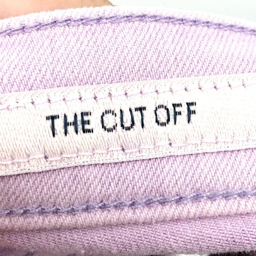 LUCKY BRAND Women's Cut Off Shorts 32 US 14 Light Purple Stretch Denim NWT