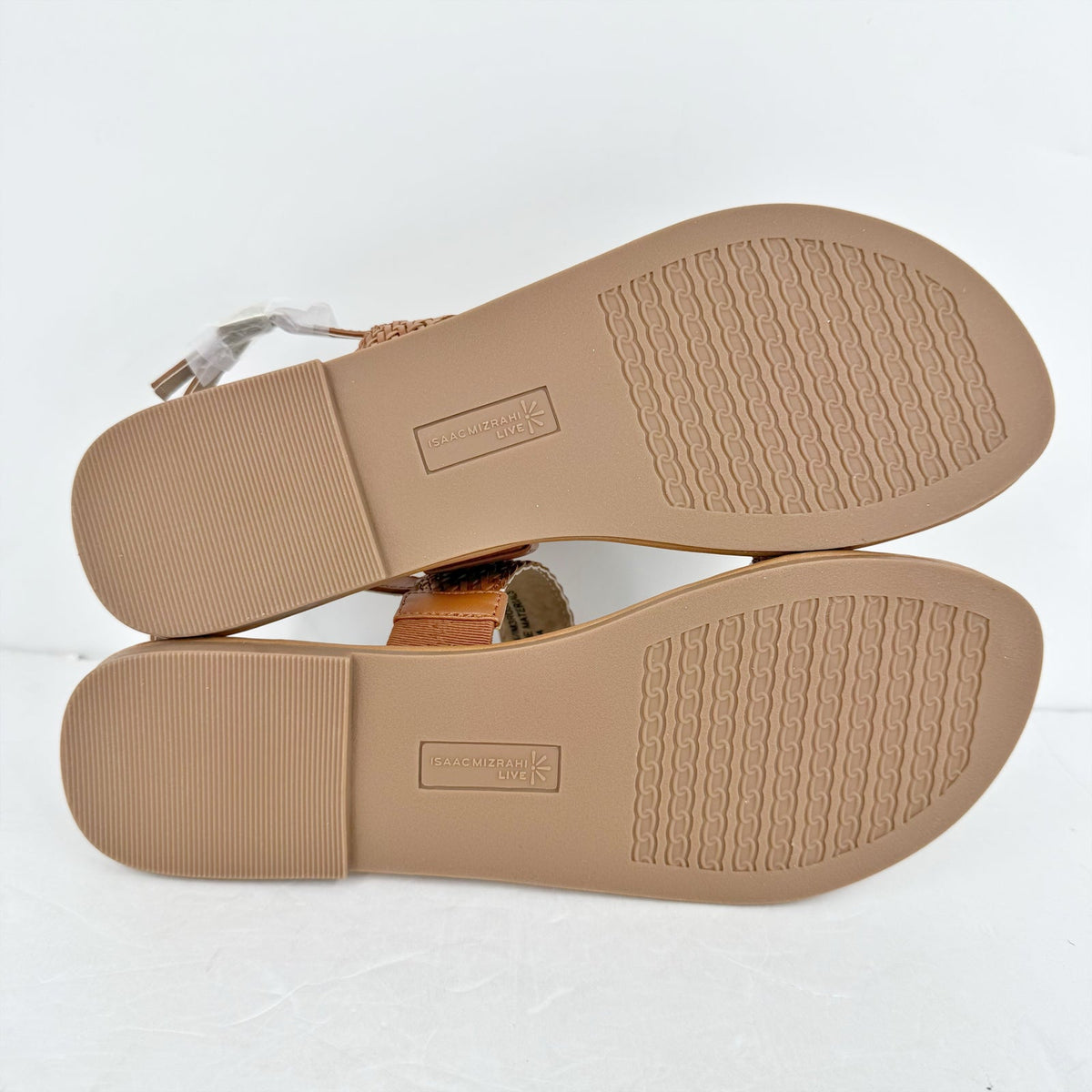 Isaac Mizrahi Live Womens Rosalyn Sandals Size 9 M EU 39 Brown Tan NIB