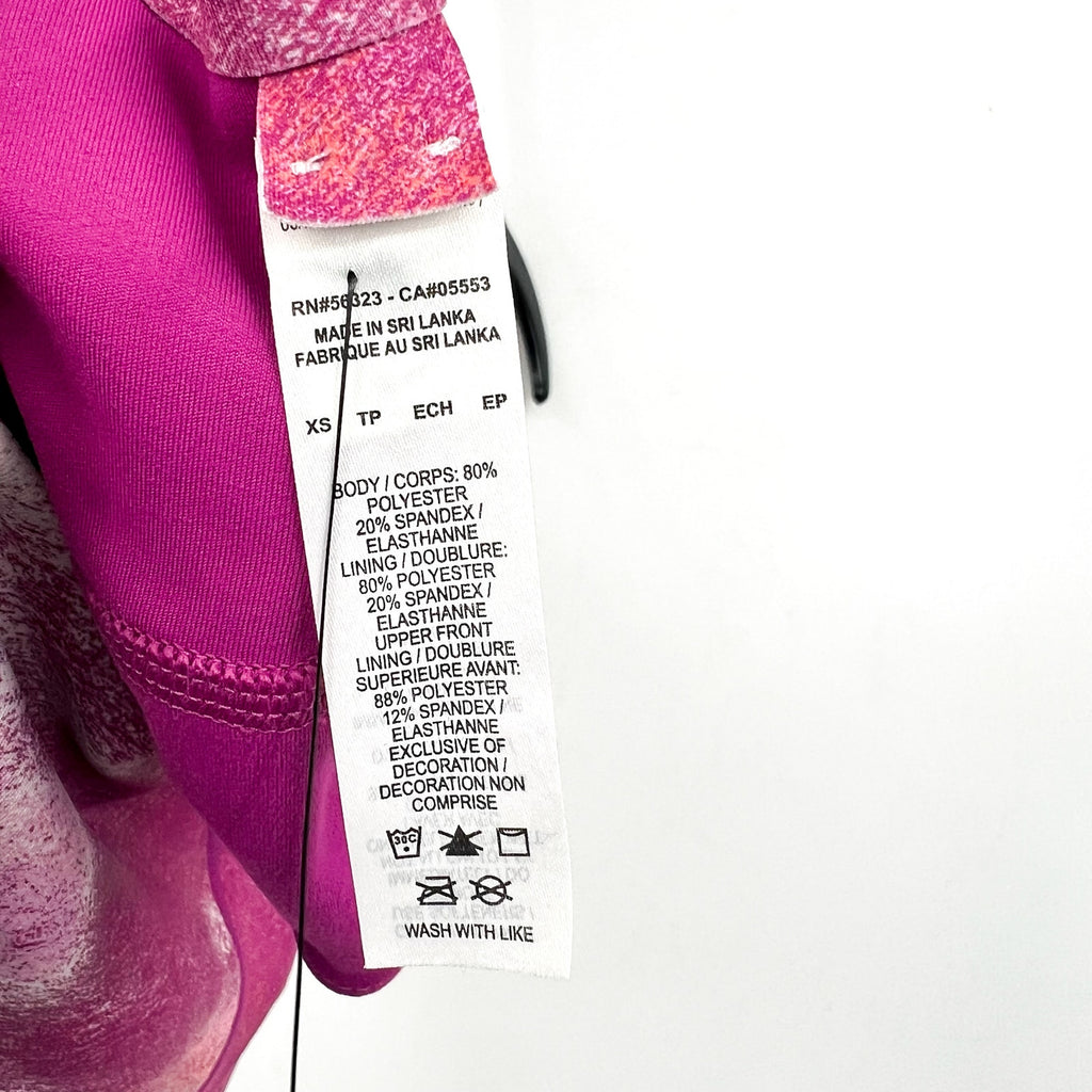 NIKE One Convertible Longline Sports Bra XS Pink Fuchsia Light Support NWT