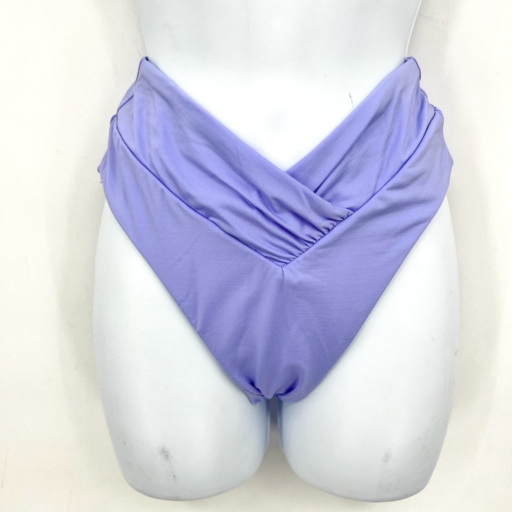 BECCA Color Code Carolina French Cut Bikini Bottom Small Bellflower Purple NWT