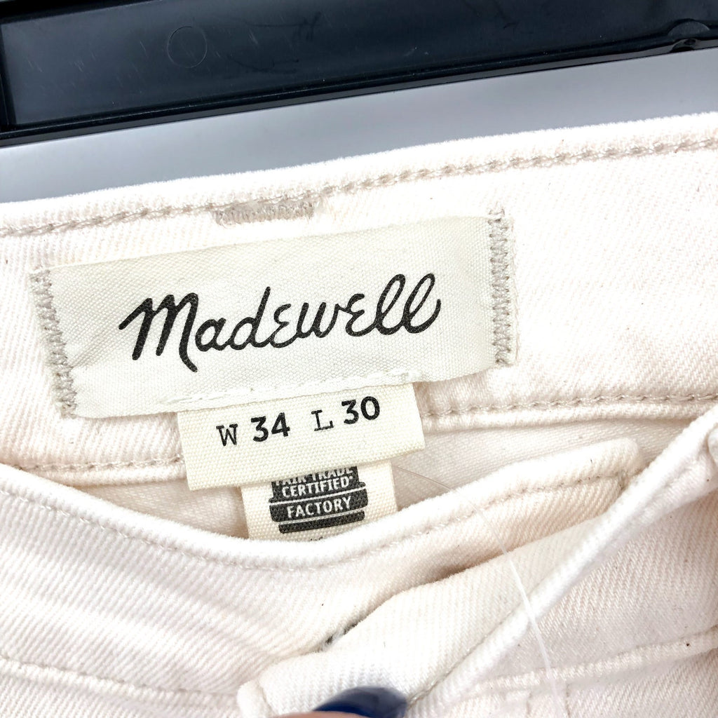 MADEWELL Men's Relaxed Taper Jeans 34x30 Vintage Canvas Denim ND582 NWT
