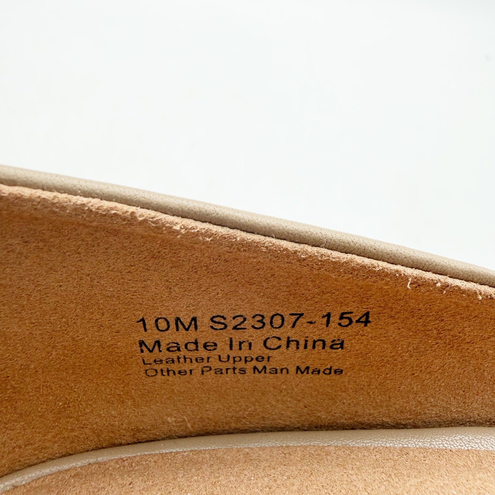 SoftWalk Womens Cypress Slip On Flats US 10 M Tan Beige Leather Open Toe NWOB