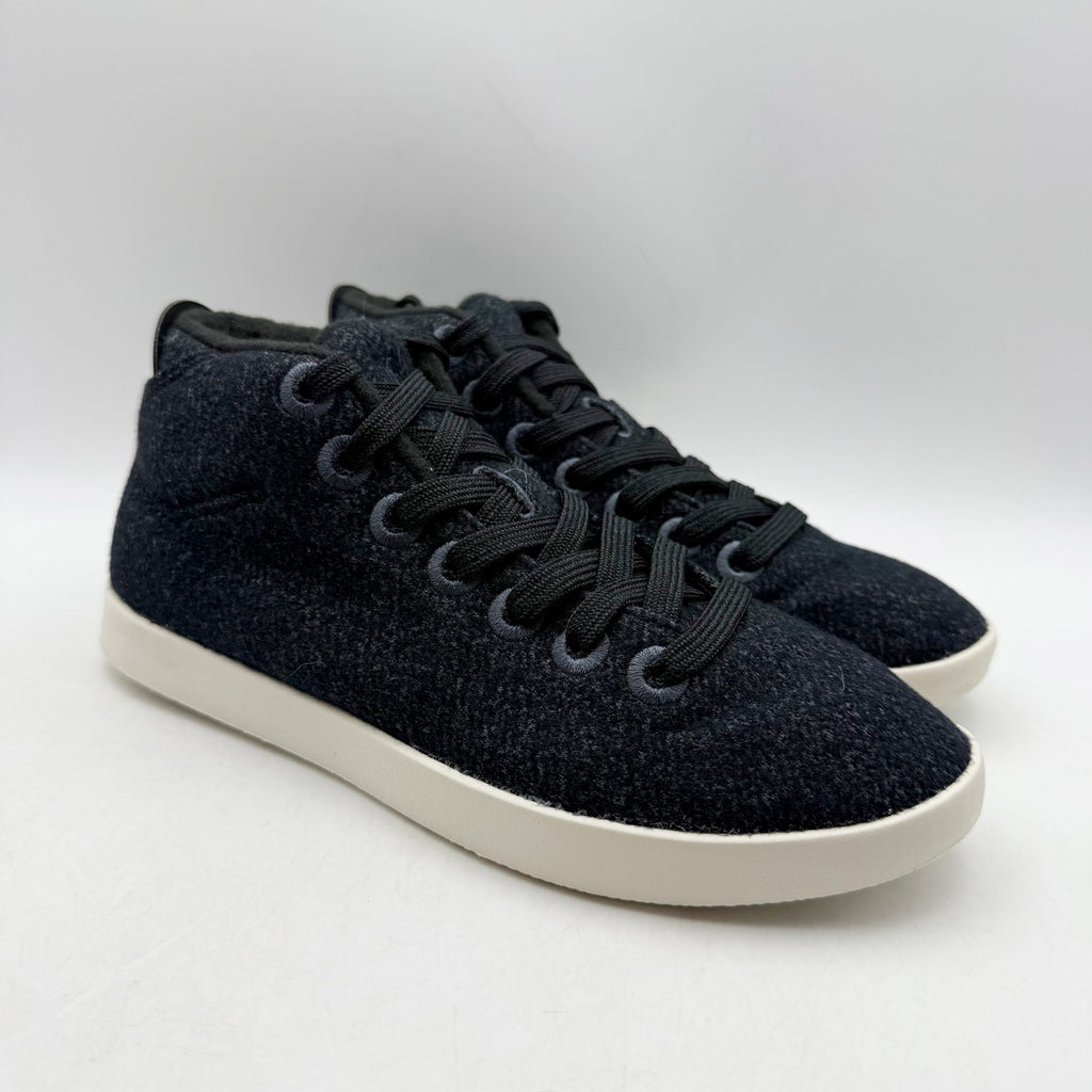 AllBirds Womens Wool Piper Mid Sneakers US 6 EU 36 Black White NWOB