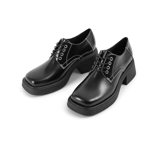 Vagabond Womens Dorah Lace up Oxford Shoes EU 39 US 9 Black Leather NIB