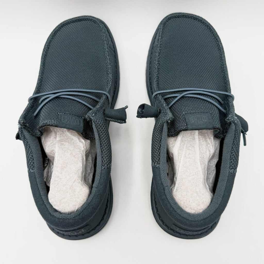 Hey Dude Mens Wally Funk Mono Slip On Shoes Size 8 EU 41 Dark Slate Gray NIB