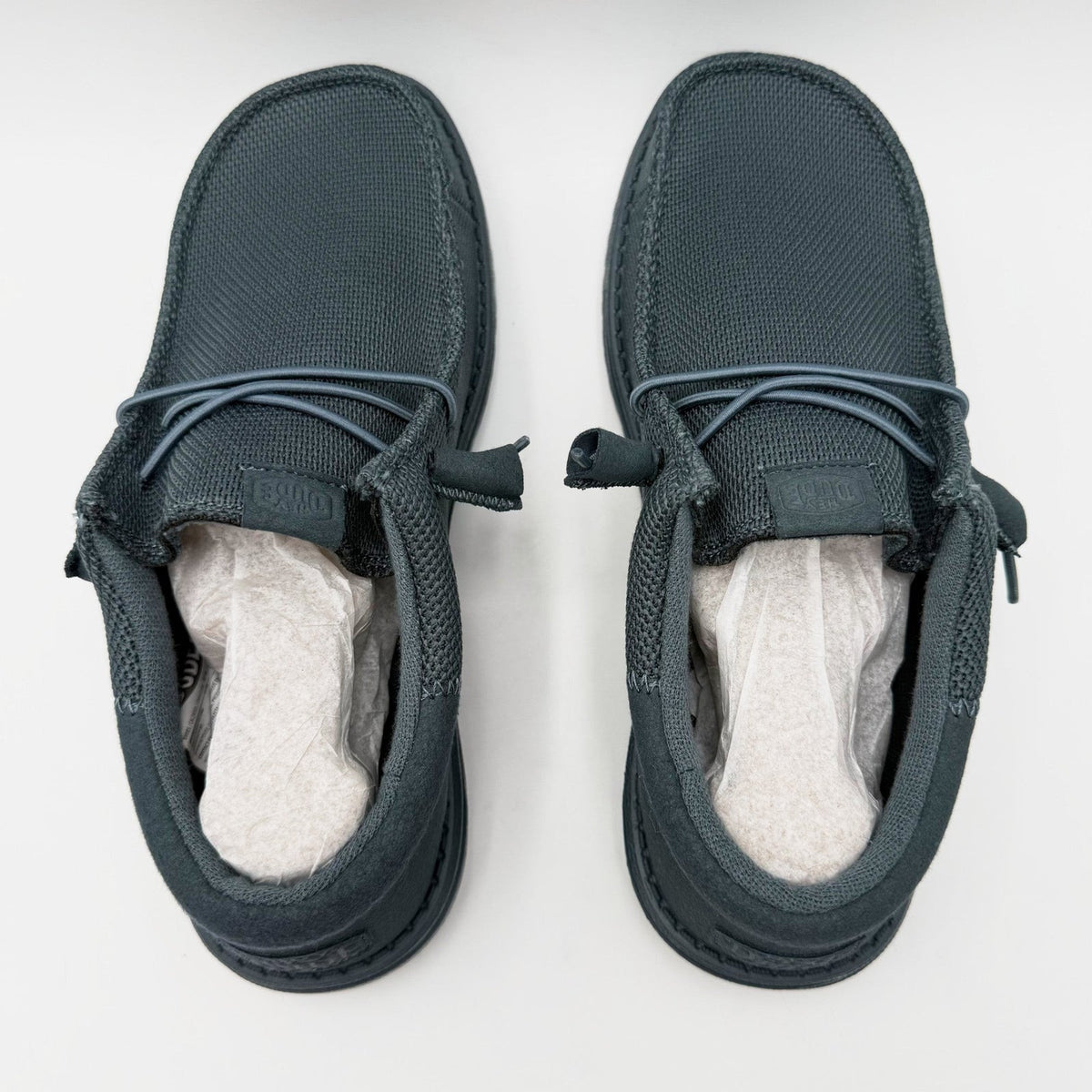 Hey Dude Mens Wally Funk Mono Slip On Shoes Size 8 EU 41 Dark Slate Gray NIB