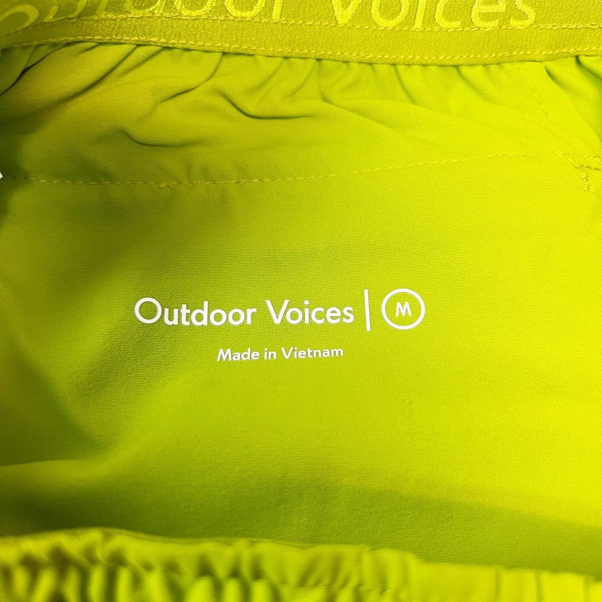 OUTDOOR VOICES Men's High Stride Pants Medium Mossy Green Lightweight NWT