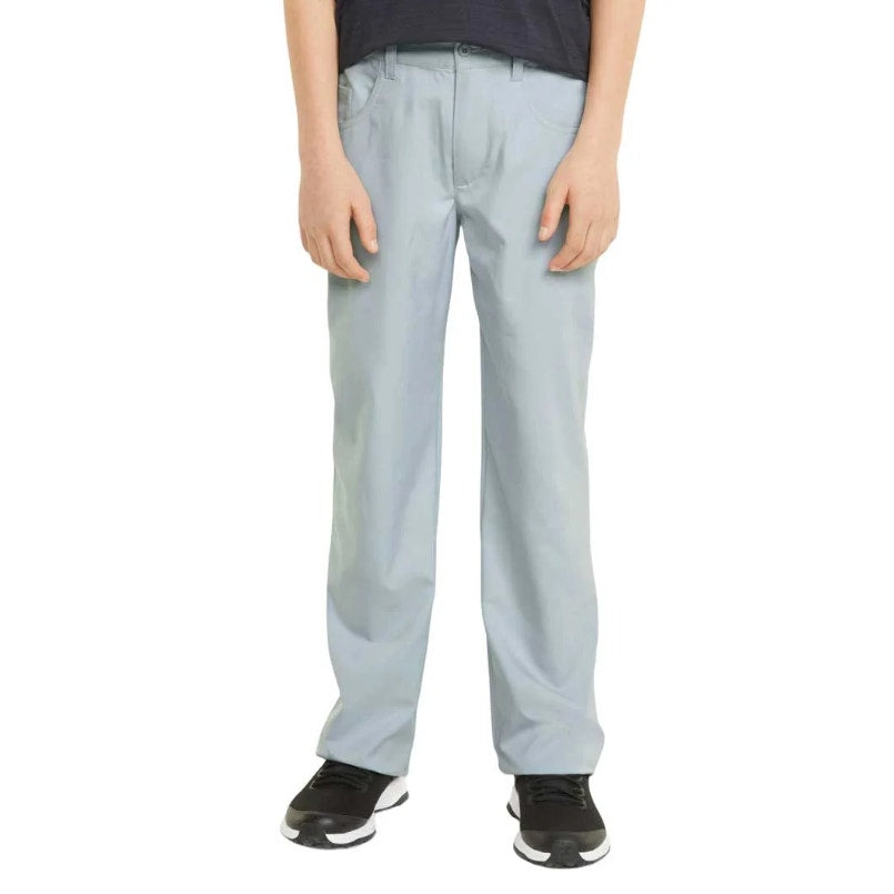 PUMA Boy's 5 Pocket Golf Pants Youth XL Light Grey NWT
