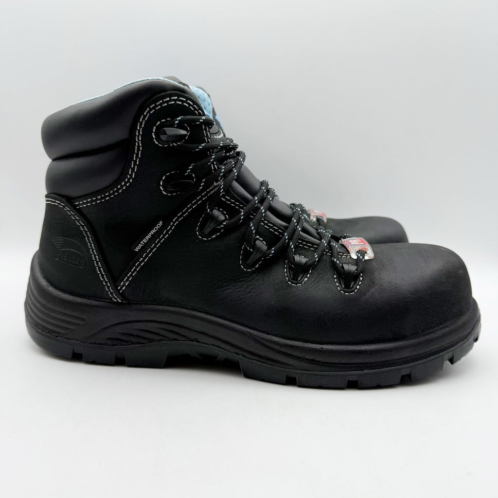 Avenger Womens Framer A7127 CT Work Boots Size 9 B Black Leather Waterproof NIB