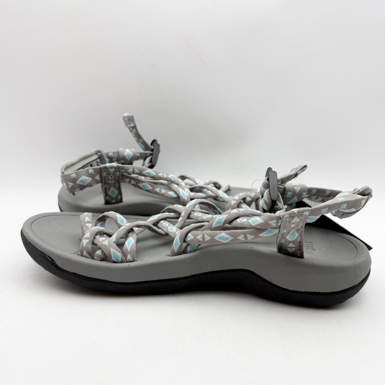 Viakix Womens Siena Hiking Sandals US 6 EU 37 Grey Black Water Resistant NIB