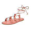 Sam Edelman Womens Zariah Sandals US 8.5 M EU 38.5 Pink Strappy Lace Up NIB