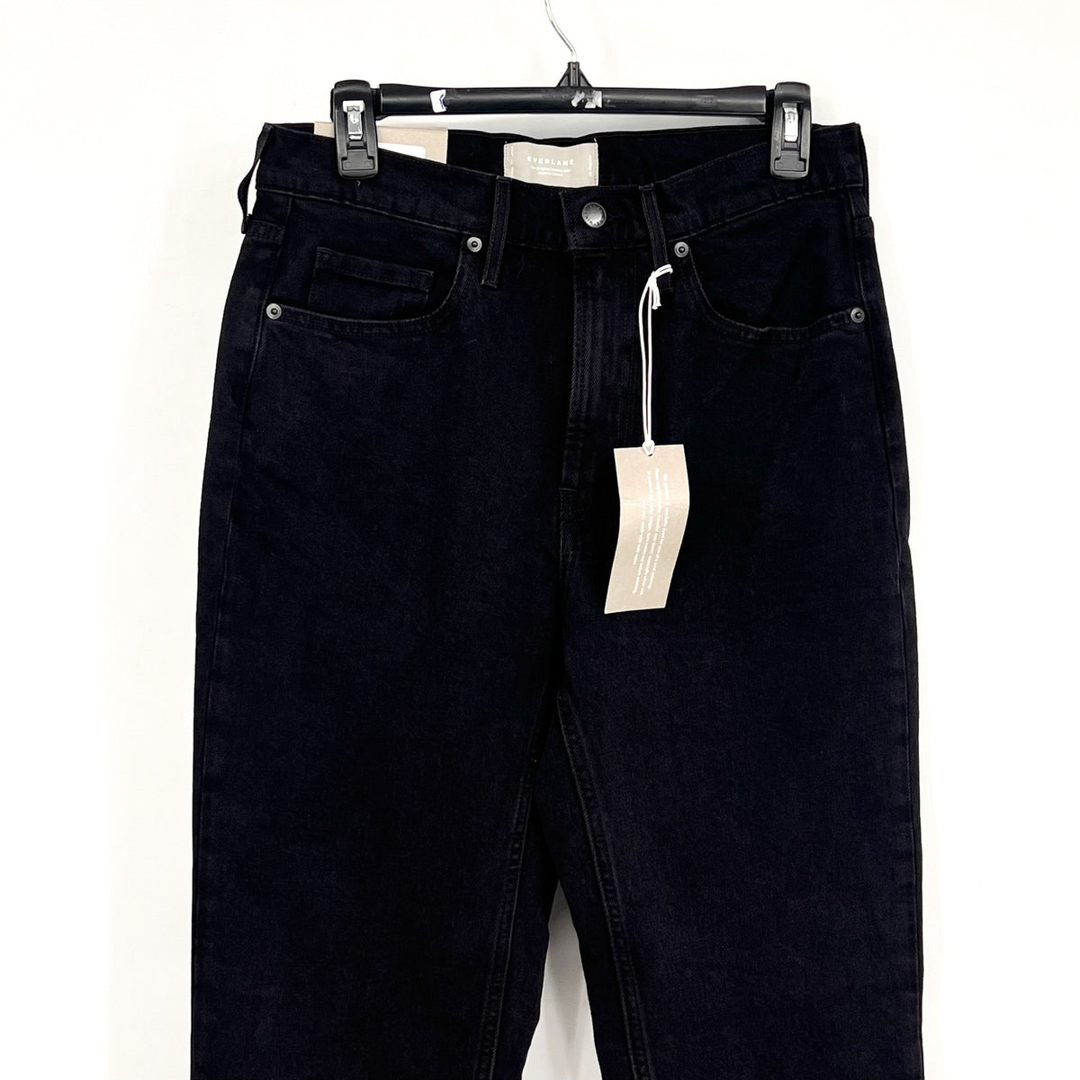 EVERLANE Women's The Original Cheeky Jeans Size 28 US 6 Reg Black Coal NWT